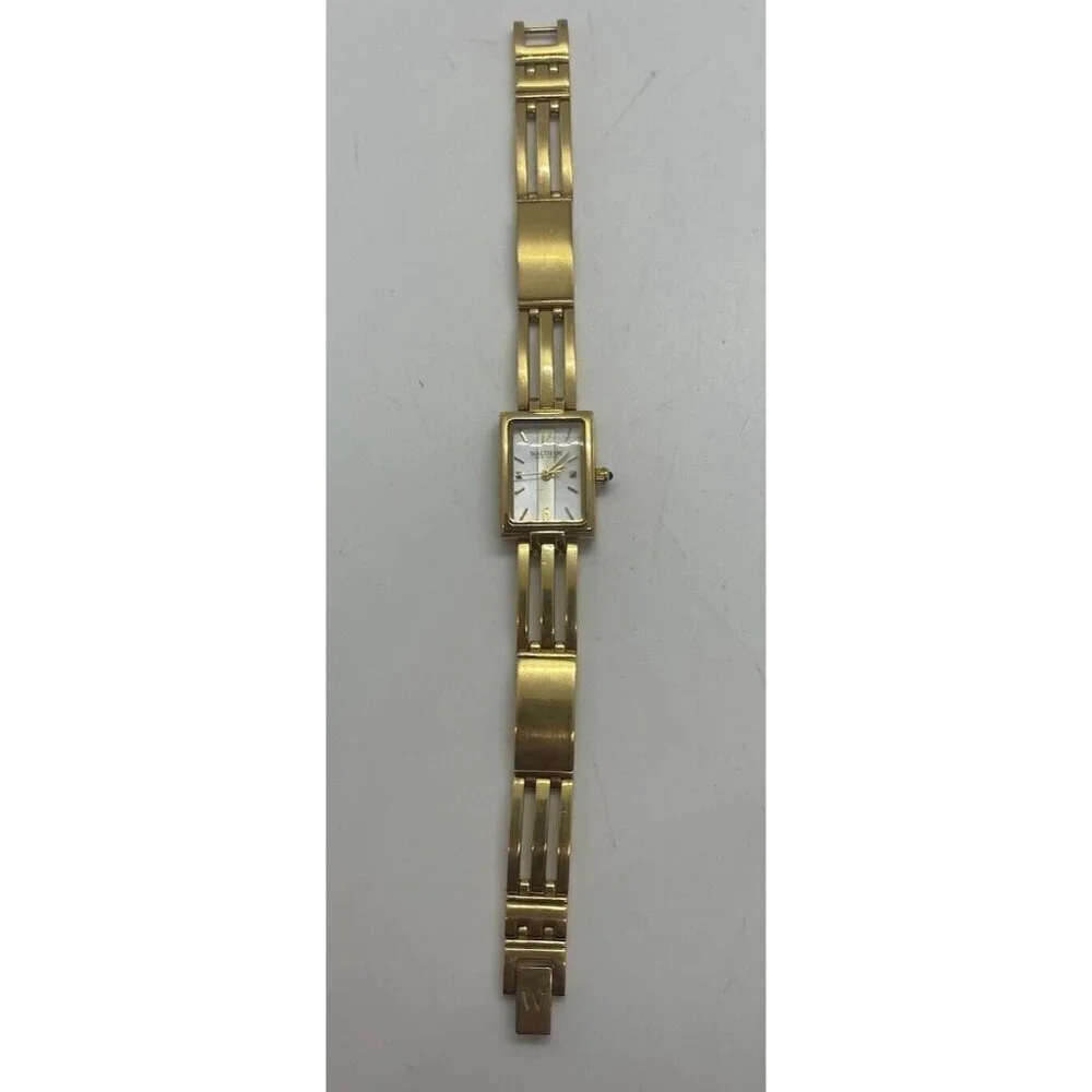Waltham New York Quartz Women's Watch Gold Tone Stainless Steel WNY036 MOP